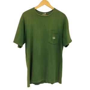 Stussy(ステューシー) 90S前期 白タグ old stussy MADE IN USA 袖シングル 中古 古着 0303