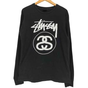 Stussy(ステューシー) フロントプリント L/S Tシャツ メンズ import：S 中古 古着 0546