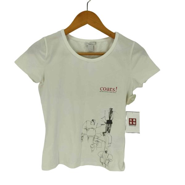 MAX MARA(マックスマーラ) 白タグ クルーネックTシャツ coats レディース impor...