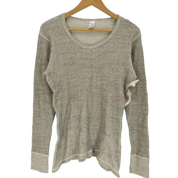 USED古着(ユーズドフルギ) JIGSAW BASIC 日本製 ワッフル L/S クルーネック T...