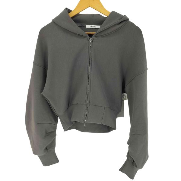 snidel(スナイデル) Sustainable スウェット クロップドパーカー レディース JP...