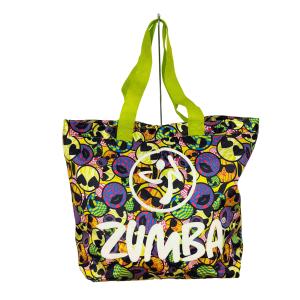 USED古着(ユーズドフルギ) ZUMBA ズンバ 総柄トートバッグ Y2K メンズ 表記無 中古 古着 0706