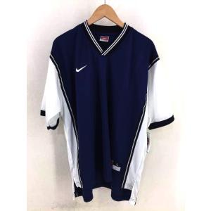 ナイキ NIKE TEAM NIKE ゲームシャツ メンズ L 中古 古着 211221｜bazzstore