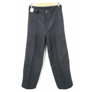 オーラリー AURALEE ワイドパンツ メンズ サイズJPN：4 WOOL KERSEY WIDE PANTS ウールカージー ワイドパンツ 中古｜bazzstore