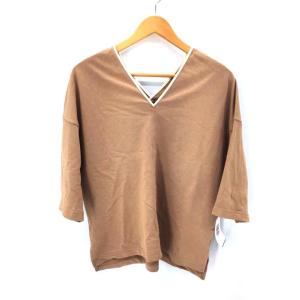 USED古着(ユーズドフルギ) Amiur（エミレ）v neck piping pullover レ...