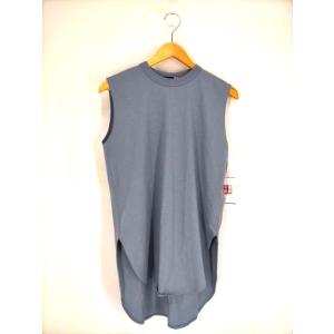 エイトン ATON BEAMS別注カラー SUVIN AIR SPINNING ROUND HEM TANK TOP タンクト 中古 210524｜bazzstore