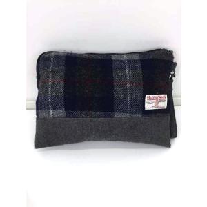 ハリスツイード Harris Tweed クラッチバッグ メンズ  中古 古着 210917｜bazzstore