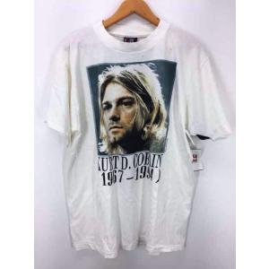 ユーズドフルギ USED古着 USA製 NIRVANA Kurt Cobain 1994 1995 THE END OF MU 中古 210527｜bazzstore