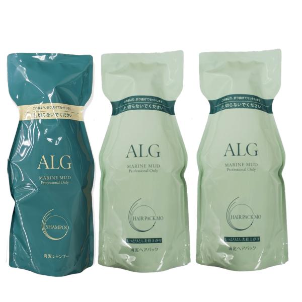 パシフィックプロダクツ ALG アルグ シャンプー 600ml ＋ ヘアパック MO 600g シャ...