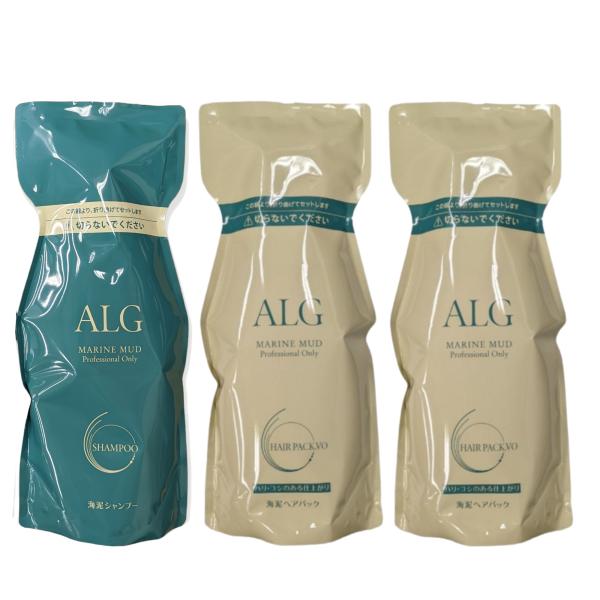 パシフィックプロダクツ ALG アルグ シャンプー 600ml ＋ ヘアパック VO 600g シャ...