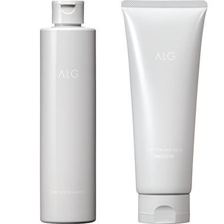 パシフィックプロダクツ ／ ALG アルグ クレイスパ シャンプー 300ml ＆ ヘアパック スム...
