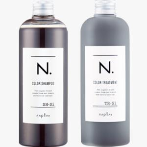 ナプラ N. エヌドット カラーシャンプー 320ml ＆ トリートメント 300g Si シルバー...