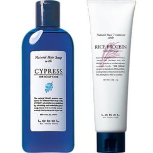 送料無料 ルベル ／ナチュラル ヘア ソープ ウィズ CYd 240ml ＆ ヘア トリートメント ウィズ RP 140g セット