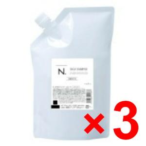 送料無料 ナプラ ／ N. エヌドット シアシャンプー スムース 750ml リフィル 3個 ホワイ...