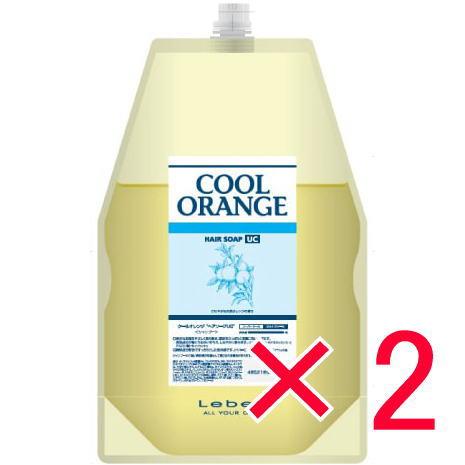 ルベル／クールオレンジ “ヘアソープUC” 1600mL 2個 LebeL [ 国内正規品 ]