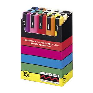 三菱鉛筆 MITSUBISHI ユニ uni ポスカ POSCA 水性マーカー サインペン 中字丸芯...