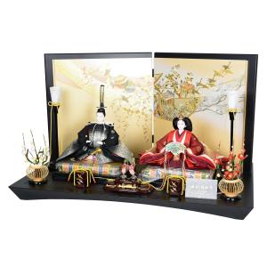 雛人形 親王平飾 田村芙紗彦作 氷桜のおひなさまセット vs-5461