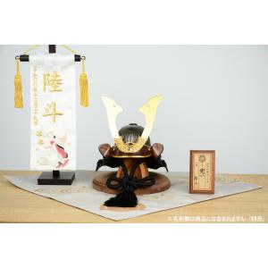 五月人形 kk234 小黒三郎 富士山の上の兜童子 組み木 節句 鯉のぼり