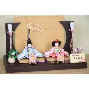 雛人形 美しい極小サイズ まめひな 艶やか金襴...の詳細画像2