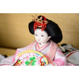 雛人形 美しい極小サイズ まめひな 艶やか金襴...の詳細画像5