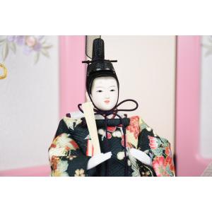 雛人形 親王飾り 平安道翠 立雛京友禅芥子親王...の詳細画像3