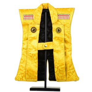 子供 陣羽織 わんぱく大将セット No.11 布兜 はちまき 烏帽子 刀