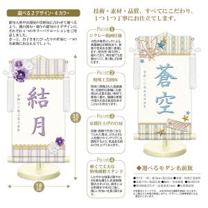 名前旗 モダン名前旗 コサージュ・兜と鯉のぼり...の詳細画像4