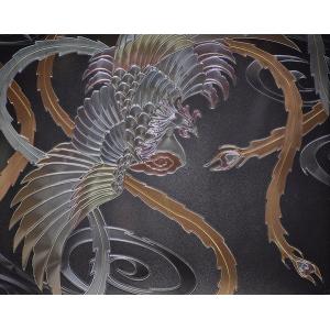 【兜飾り】 彫金兜 彫金龍吹返 5号 弓太刀付...の詳細画像5