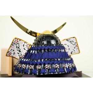 【名将兜飾り】 伊達政宗公 三日月彫金兜 6号...の詳細画像5