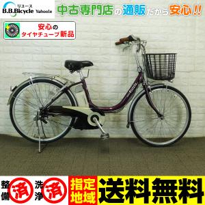 【30%OFF商品】 ＜リユース・中古＞自転車 電動アシスト　ブリヂストン　Assista　24インチ　内装3段