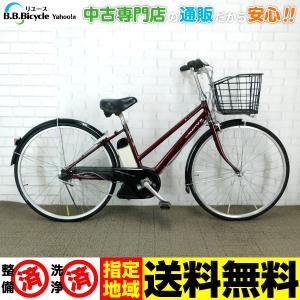 【１万円引き】＜リユース・中古＞自転車 電動アシスト ヤマハ　PAS CITY-S　27インチ　内装3段
