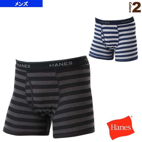 Hanes（ヘインズ） オールスポーツアンダーウェア  1P ボクサーブリーフ／ボーダープリント／メ...