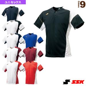 ゼット（ZETT） 野球 ベースボールシャツ メンズ 半袖 2ボタン