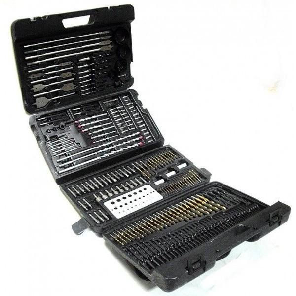 大量204種類ドリルビット 折りたたみ収納ケース付 豪華204点セット これさえあれば何でもできる！...
