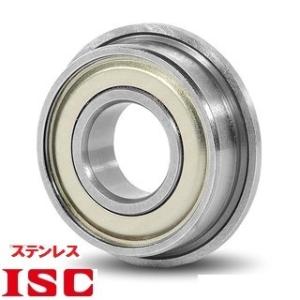 フランジ付 6x10x2.5 SMF106ZZ ステンレス ISC 内径6ｍｍ 外形10ｍｍ 幅2....