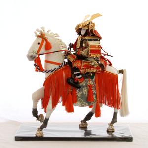 五月人形 大将飾り 馬乗大将 京人形 インテリ...の詳細画像2