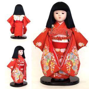 アウトレット品 雛人形 五人揃い ケース飾り 江戸木目込み雛 紅白梅 五