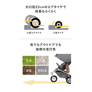 ベビーカー A型 バギー 新生児 エアバギー ...の詳細画像4