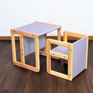 Cubo クーボ 木製キッズデスク&チ...の詳細画像2