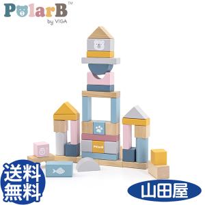 積木 積み木 知育玩具 2歳 おもちゃ 木製 ポーラービー つみきセット Polar B 送料無料｜bb-yamadaya