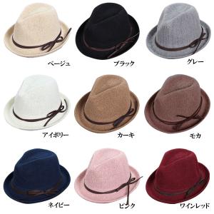 ネップ糸 中折れハット 綿麻 帽子 麦わら帽子...の詳細画像1