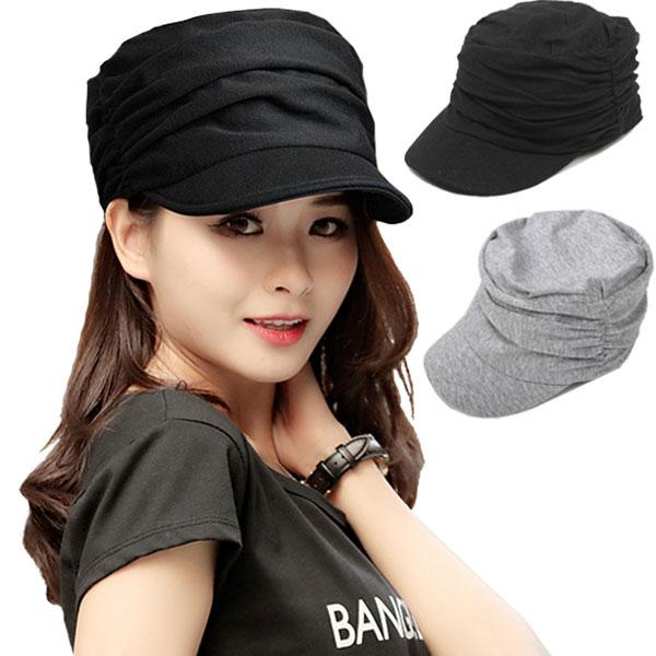 軽量 コットン ワークキャップ 帽子 無地 キャップ 綿 ギャザー シャーリング メンズ レディース...