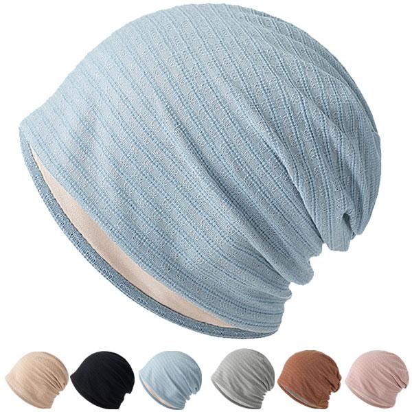 レディースキャップ 帽子 薄手 綿ポリ ナチュラル風合い 医療用帽子 婦人帽 ルームキャップ ヘアキ...