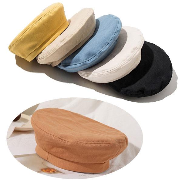 ベレー帽 帽子 レディースハット 無地 コットン パステルカラー ベレー キャップ レディース帽子 ...
