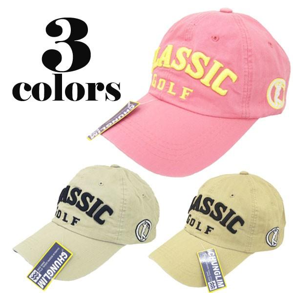 野球帽 刺繍 アジャスター付 ワッペン ゴルフ CLASSICGOLF ベースボールキャップ メンズ...