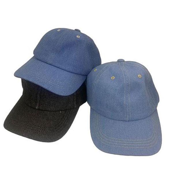 帽子 デニム キャップ 野球帽 ベースボールキャップ 無地 シンプル コットンキャップ メンズ レデ...