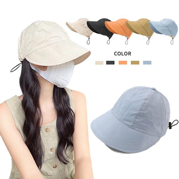つば広 帽子 UVハット サンバイザーキャップ 折りたたみ レディースハット UVケア帽子 キャップ...