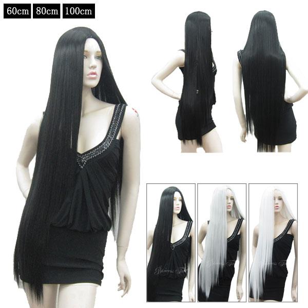 フルウィッグ ワンレンストレート ウィッグ ロング センター分け 横流し 60 80 100 スーパ...