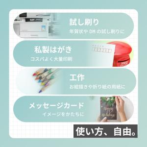 普通紙 はがきサイズ 320枚入り 紙厚0.2...の詳細画像4