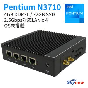 ファンレスミニpc ミニpc デスクトップパソコン 新品 ミニパソコン OSなし Intel Pentium メモリ4GB SSD32GB 省スペース skynew IN-1｜ビーベストショップ